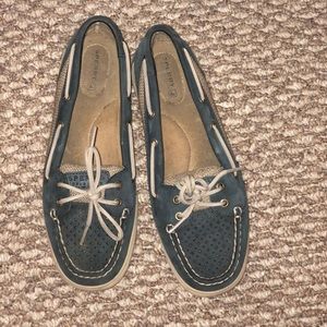 Navy Blue Sperrys